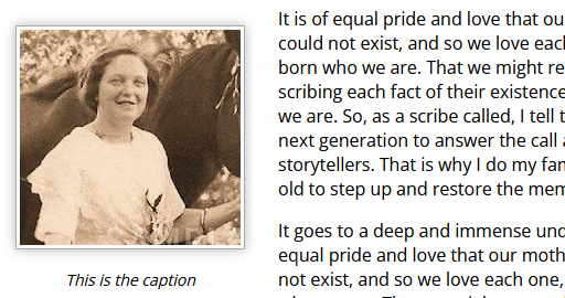 Adding a formatted image